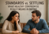 Standards vs. Settling: What Healthy Compromise Really Means in Dating