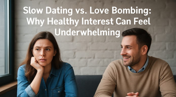 Slow Dating vs. Love Bombing: Why Healthy Interest Can Feel Underwhelming