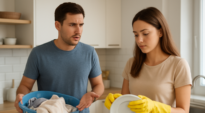 The Chore Imbalance That Appears Before Couples Even Move In Together