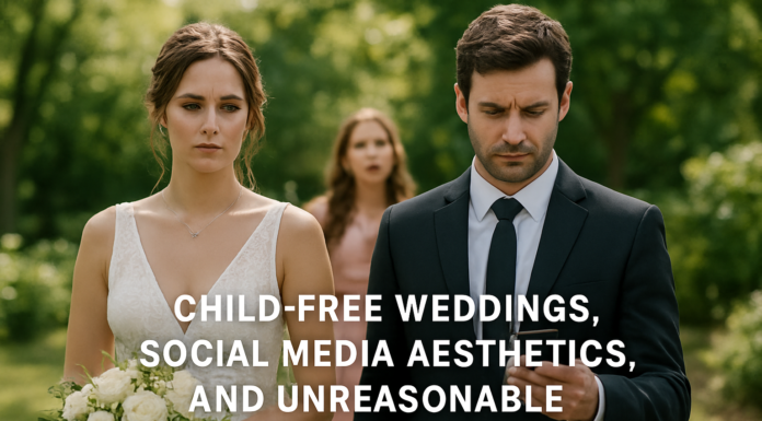 Child-Free Weddings, Social Media Aesthetics, and Unreasonable Family Requests