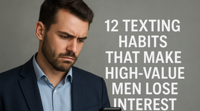 12 Texting Habits That Make High-Value Men Lose Interest
