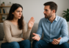Why Boundaries Are Not Rules: The Lesson Most Couples Miss Woman raising a hand during a conversation with a man gesturing beside her.