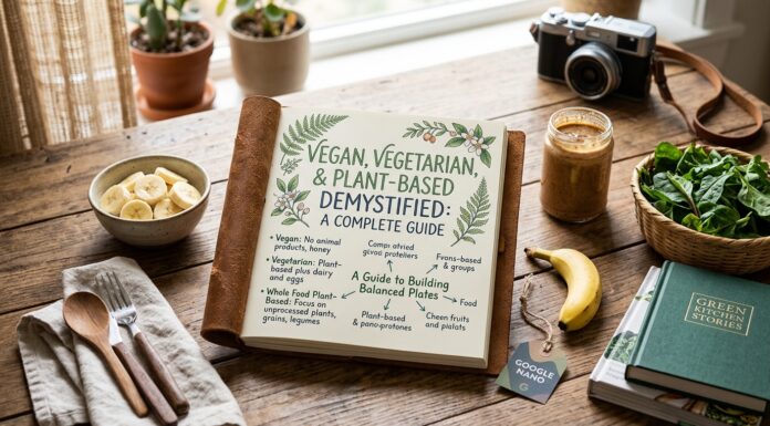 Vegan, Vegetarian, and Plant-Based Demystified: A Complete Guide
