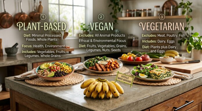 Plant-Based vs Vegan vs Vegetarian: Clear Differences