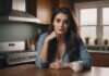 AI Breakup Advice: The Hard Part Nobody Warns You About—and How to Get Through It Woman resting her chin on her hand at a kitchen table beside a white cup.