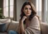 Feeling Alone in Marriage: The Part Nobody Explains Until You’re Already in It Woman sitting alone on a sofa with her chin resting on her hand.
