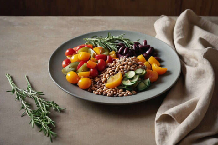 An unpackaged food arrangement illustrating Nutrient-Dense Foods for Everyday Health.