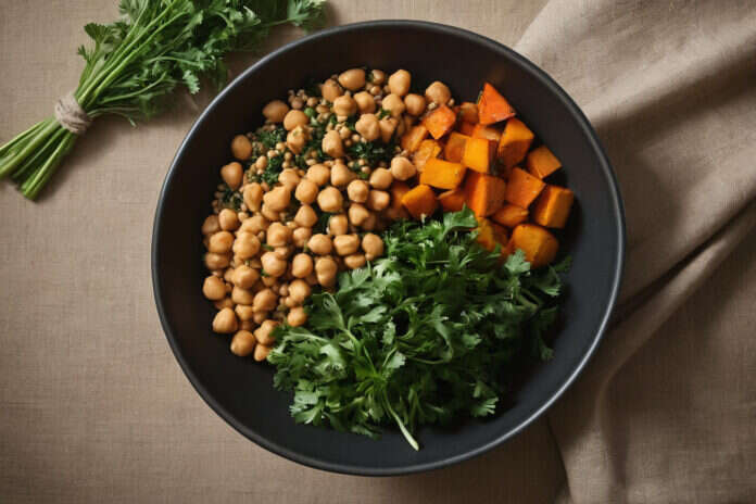 An unpackaged food arrangement illustrating Health Benefits of Plant-Based Diets.