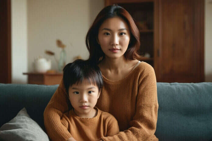 An editorial photograph illustrating Blended Family Boundaries
