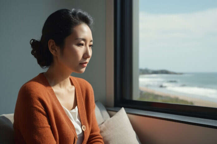 A person reflecting calmly on personal boundaries and relationship choices.