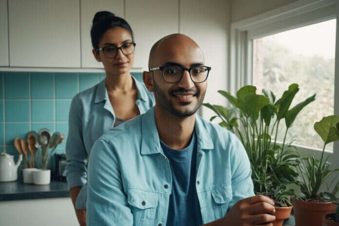 What Makes Love Last? 1,000 Relationship Stories — featured image Two adults sitting together in a leafy garden.