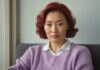 Why You Attract Emotionally Unavailable Men Woman with red hair sitting beside a window.