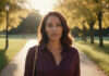 I Was the Other Woman: Costs and Boundaries Woman walking along a leafy park path.