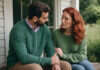 How to Become the Woman He Wants to Marry Two adults talking closely together on a porch.