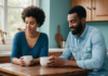 Building Trust and Intimacy: What Real Repair Looks Like—and When It’s Not Enough Two partners sharing a calm conversation over plain mugs at a kitchen table.