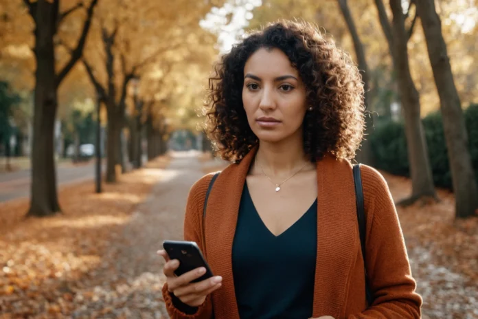 Breakup Recovery: The Hard Part Nobody Warns You About—and How to Get Through It — featured image A woman taking a reflective walk through a quiet park.