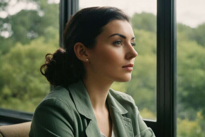 Dating Standards: The Questions That Matter More Than Having Everything in Common — featured image Woman sitting quietly beside a bright window.
