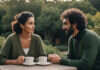 Self Sabotage in Relationships: What It Looks Like in Real Life—and Why the Small Details Matter Two adults sharing a quiet moment.