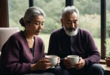 Relationship Compatibility: The Questions That Matter More Than Having Everything in Common Two adults sitting together with plain cups at home.