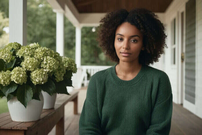 Recognizing Early Signs of Mental Distress — featured image Woman sitting quietly on a porch.