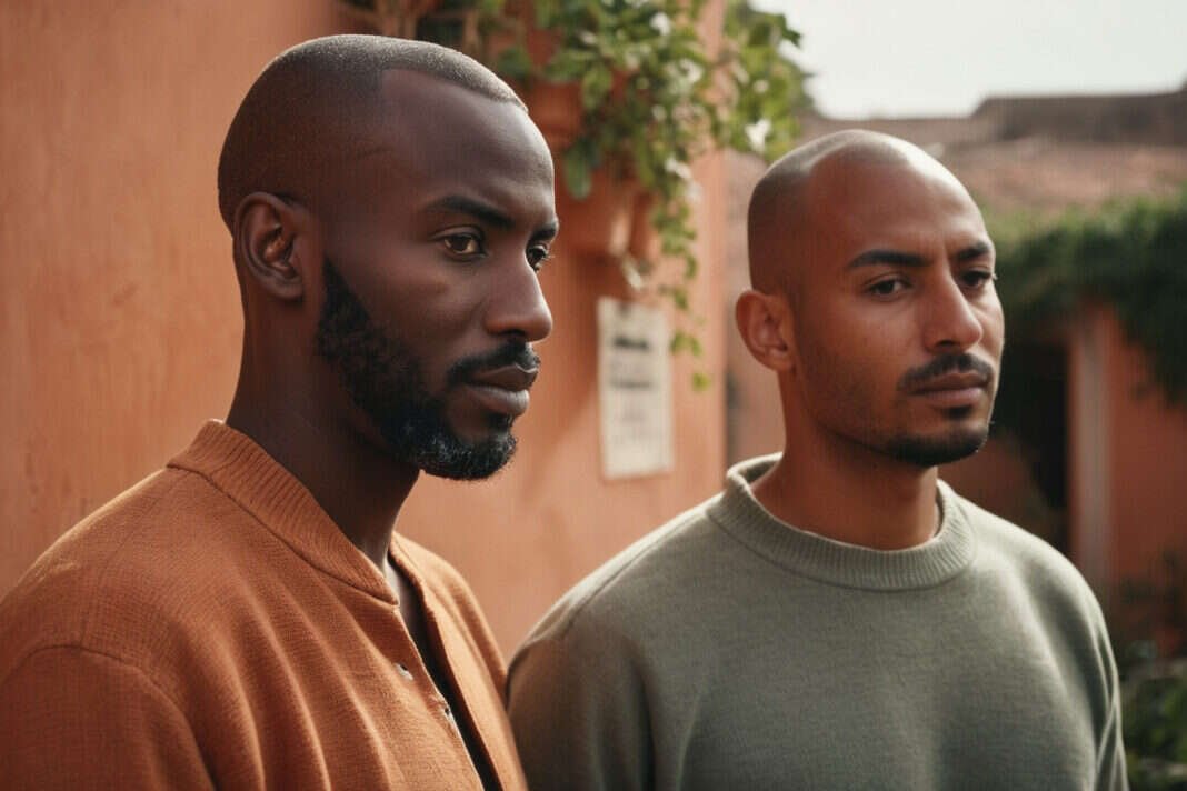 Interdependence in Relationships: What It Looks Like in Real Life—and Why the Small Details Matter — featured image Two adult men sharing a thoughtful outdoor moment.